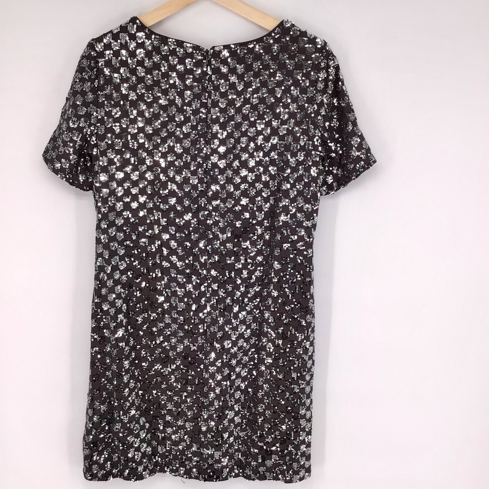 Broadway & Broome Gray Sequin Night Out Dress S - Picture 3 of 14